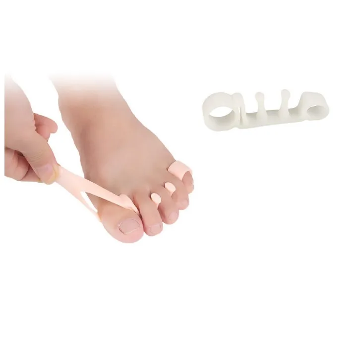 

1 Pair Toe Separator Hallux Valgus Bones Overlapping Toe Correction Orthoses Hammer Toes Spacer Straightener Foot Pedicure Tool