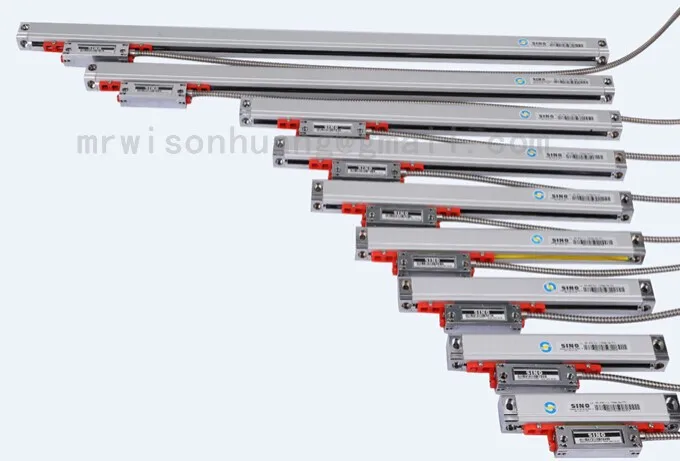 0.001 milímetros escala linear SINO KA300 470mm ralar bar