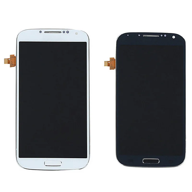 

Dark Blue White LCD Display Touch Screen Digitizer + Frame Assembly Fit For Samsung Galaxy S4 I9505 VAU42 T18 0.4