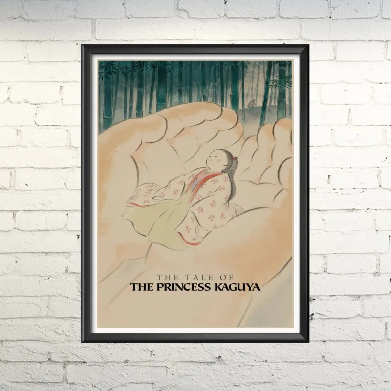 

< THE TALE OF THE PRINCESS KAGUYA > retro kraft paper posters adornment picture