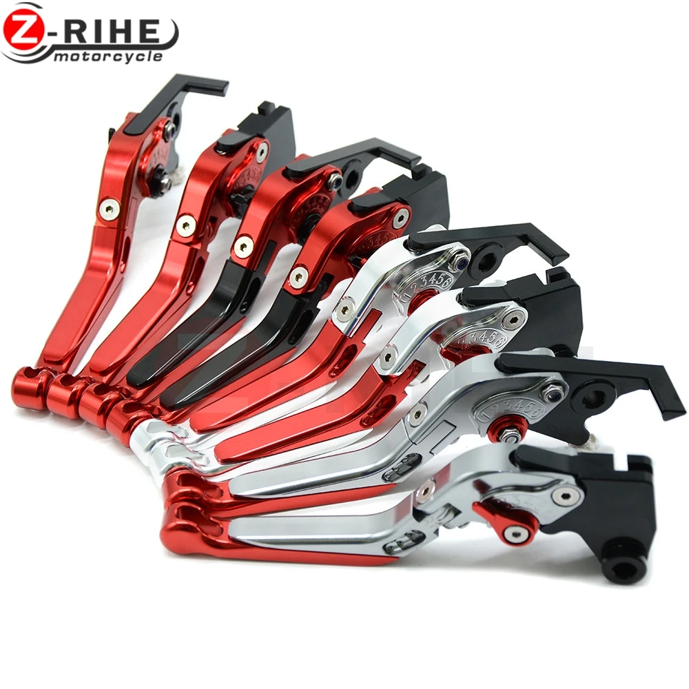 Motorcycle Accessories Aluminum Folding Extendable Brake Clutch Levers For honda xl600 lmf 1985-1986