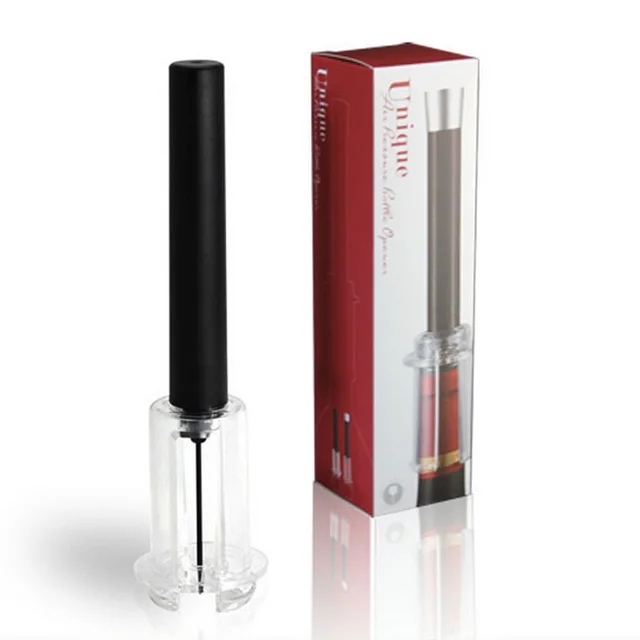 Fashion Red Wine Bottle Opener Air Pressure Cork Pops Pumps Corkscrew