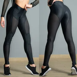 Women's See-through Workout Leggings Fitness Athletic Pants Elastic Leggins Slim Pants Women Women's See-through Workout Leggings Fitness Athletic Pants Elastic Leggins Slim Pants Women
