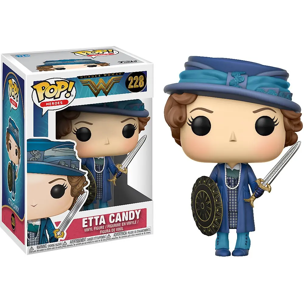 Официальный Funko pop DC: Wonder Woman - Etta Candy с мечом Виниловая фигурка Коллекционная