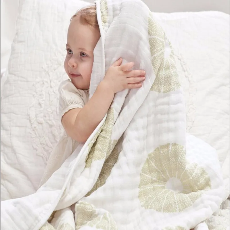 Адамант Ant детское одеяло Аден бамбук Волокно 2 слоя Сгущает Новорожденный ребенок пеленание постельные принадлежности ребенка пеленание спальные одеяла