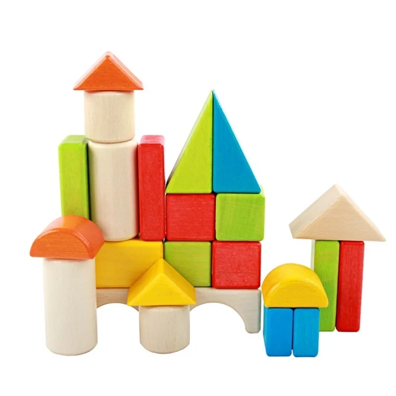 Wooden Building Blocks Oyuncak Toys For Children Boys Brinquedos DIY Palace Montessori Learning Educational Game For Kids Wooden Building Blocks Oyuncak Toys For Children Boys Brinquedos DIY Palace Montessori Learning Educational Game For Kids