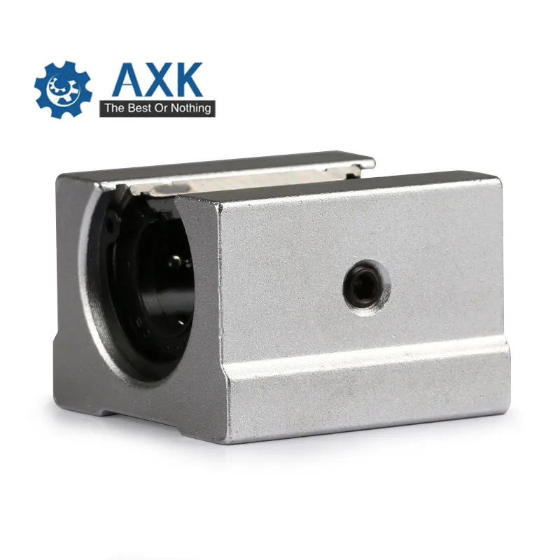 AXK подшипники 4 шт. SBR25UU SBR25 UU SBR25 открытый подшипник блок ЧПУ Запчасти скольжения для 25 мм линейный направляющий SBR25 25 мм SME25UU SME SBR