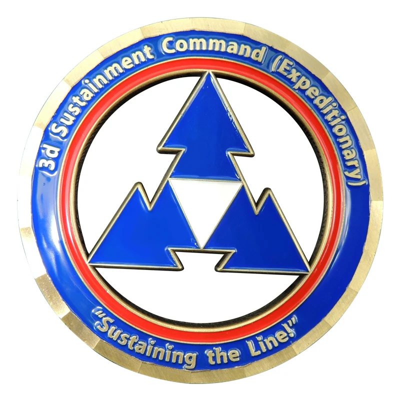 

Custom Souvenir Coin with Enamel Finished cheap custom blue color coins OEM cut out hollow coins