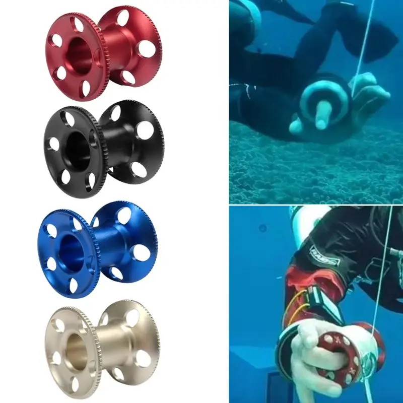 

1 PC Scuba Diving Finger Spool Blank Reel Underwater Equipment Technical Wreck Dive Aluminum