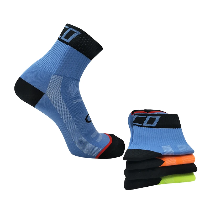 

New Men Women Cycling Socks High Elasticity Printing Outdoor Sport Socks Quick Dry Road Bicycle Riding Bike Socks