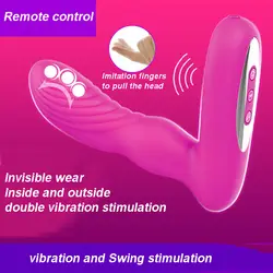 G spot Дилдо анальный vibrador Беспроводной удаленного Управление Clit Вибратор секс-игрушки для женщины нижнее белье страпон Эротические Секс