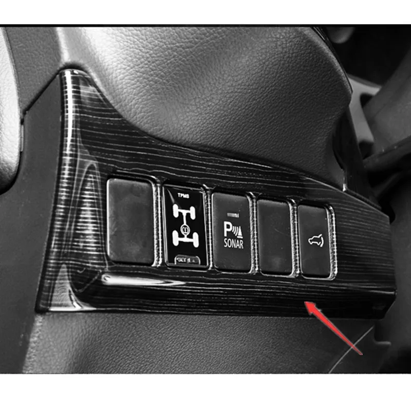 Для Mitsubishi Outlander 2016 кнопки переключателя лампы фары рамка Крышка центральной