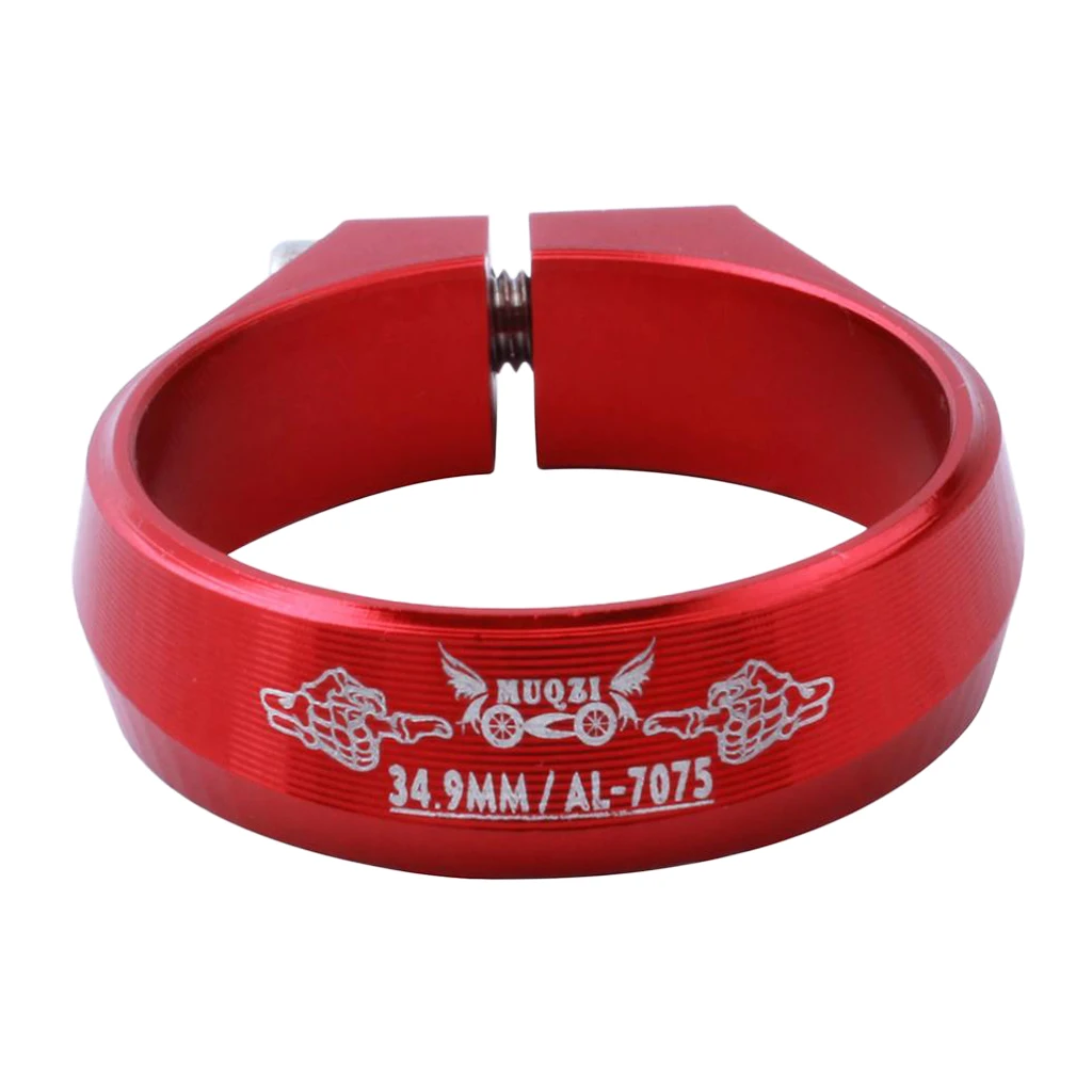 Ultralight Replacement SeatPost Clamp Mountain Road Bike Seat Post Tube Clip Bicycle Part 34.9 mm Black Red Blue Golden