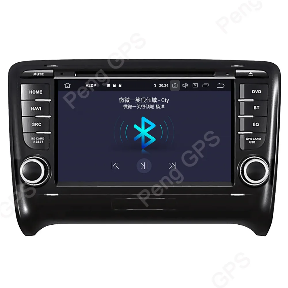 Excellent Car CD DVD Player Android 9.0 Car Radio for AUDI TT 2006-2014 GPS Navigation 8 Core 1024*600 IPS Screen 2Din Multimedia Headunit 3