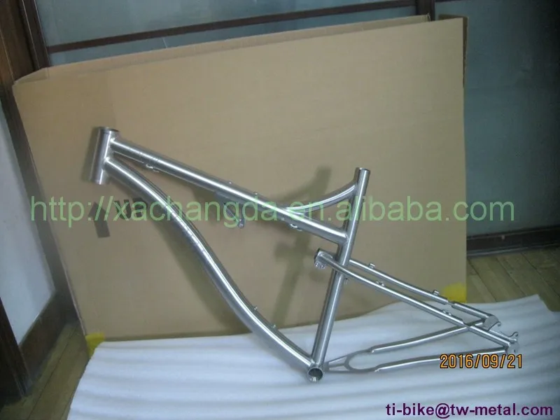 Flash Deal Titanium MTB Full Suspension Bike Frame Customized Titanium Mountain Bicycle Frames with Replaceable Dropout XACD Frame bikes 1 Flash Deal Titanium MTB Full Suspension Bike Frame Customized Titanium Mountain Bicycle Frames with Replaceable Dropout XACD Frame bikes 1