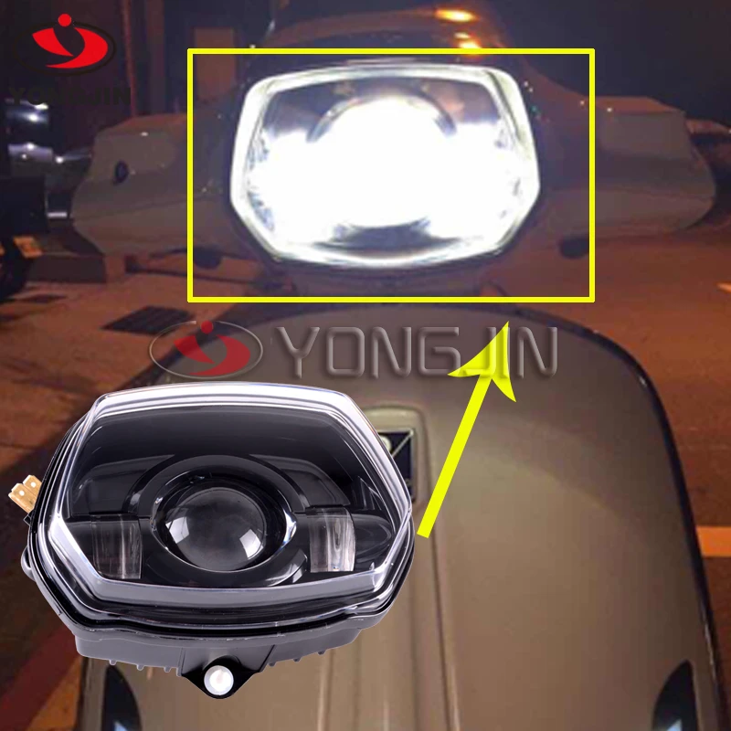 Voor Vespa Sprint 150 GL Super GTR LED Koplamp Scooter Dagrijverlichting  Front Lamp| | - AliExpress