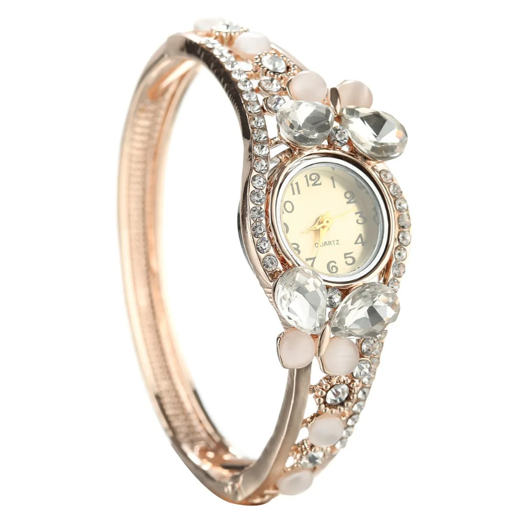 Buy 24K Gold Plated White Opal WIth Rhinestone Big