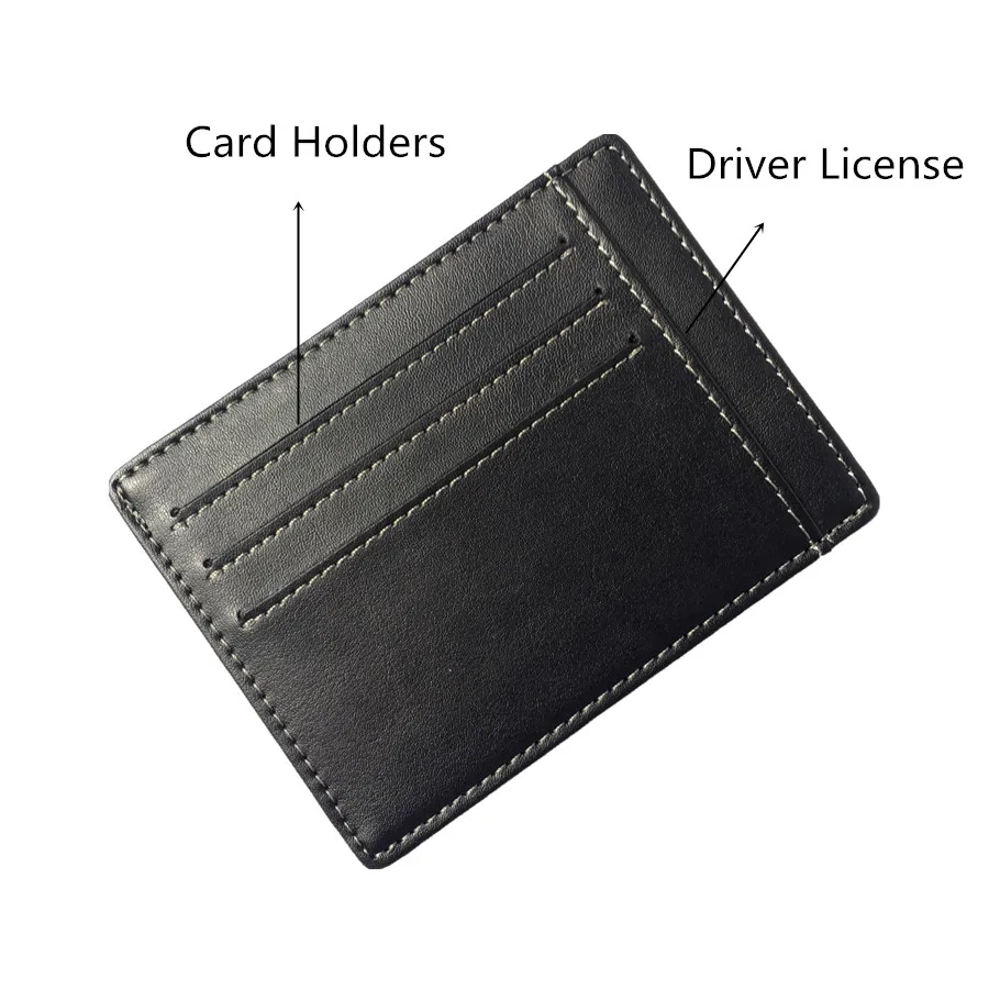 Держатель для кредитных карт из натуральной кожи, кошелек Для водительских прав, Высококачественный футляр для удостоверения личности для путешествий, новинка, деловые мужские тонкие карты