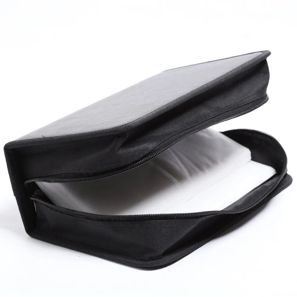 

120 Sleeve CD-DVD Blu Ray Disc Carry Case Holder Wallet Storage Ring Binder
