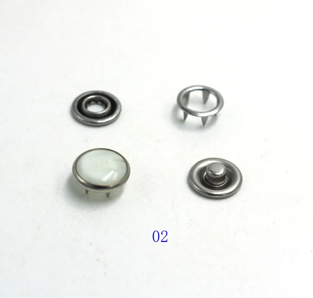 New arrival!100sets/lot 12mm stainless steel Prong Snap Button, Baby