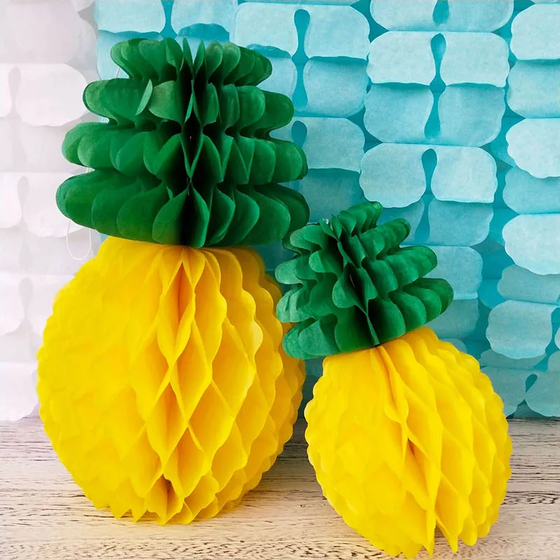 20 см/30 см ананас Honeycomb Мячи Бумага Цветы DIY праздничные фонари для Декор на свадьбу