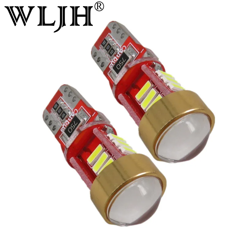 WLJH 2x Canbus T10 W5W Led авто лампа 12 В автомобильный габаритный фонарь лампы объектив проектора для mazda 3 Axela 6 atenza CX-5 cx5 cx 5 2 m3