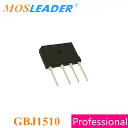 Mosleader DIP4 GBJ1510 100 шт. 15A 1000 V 1KV мост recetifirer высокого качества