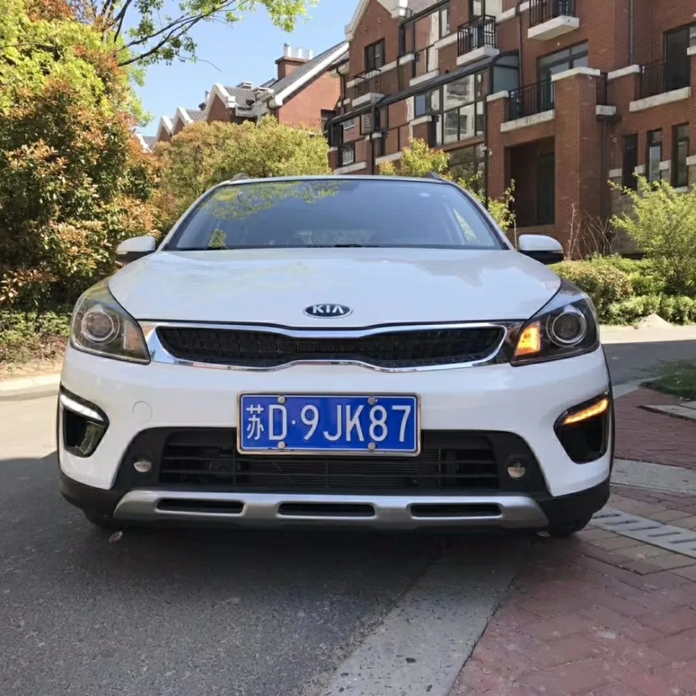 one set For Kia KX cross KIA RIO x-line 2017-2018 DRL LED car light daytime runing light 12V foglight headlight one set For Kia KX cross KIA RIO x-line 2017-2018 DRL LED car light daytime runing light 12V foglight headlight