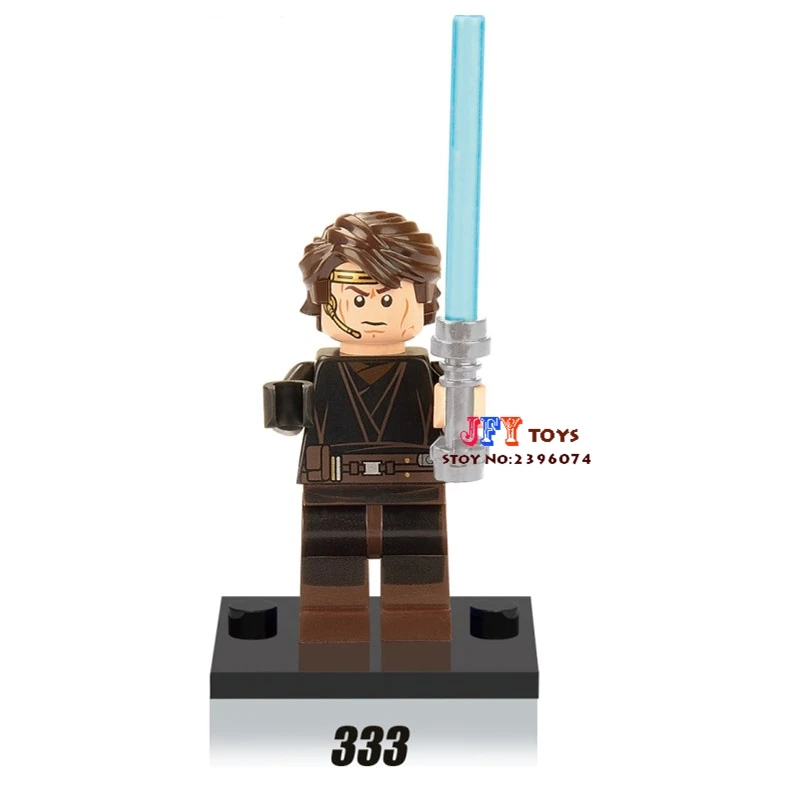 

Single super heroes Anakin Skywalker Head building blocks models bricks toys for children kit brinquedos menino