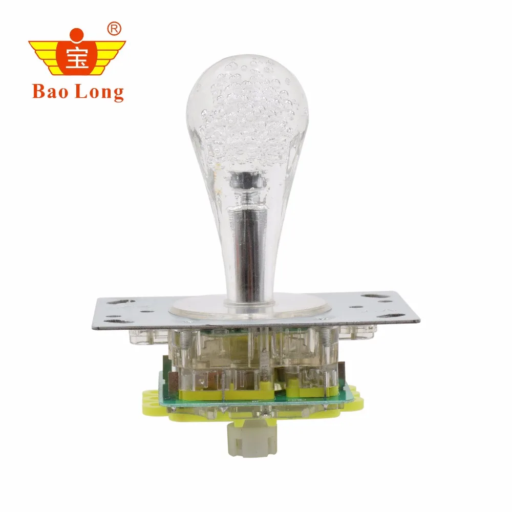 

LED Illuminated joystick Colorful lights Arcade joystick Crane Machine Acrylic Ball Conjoined Joystick