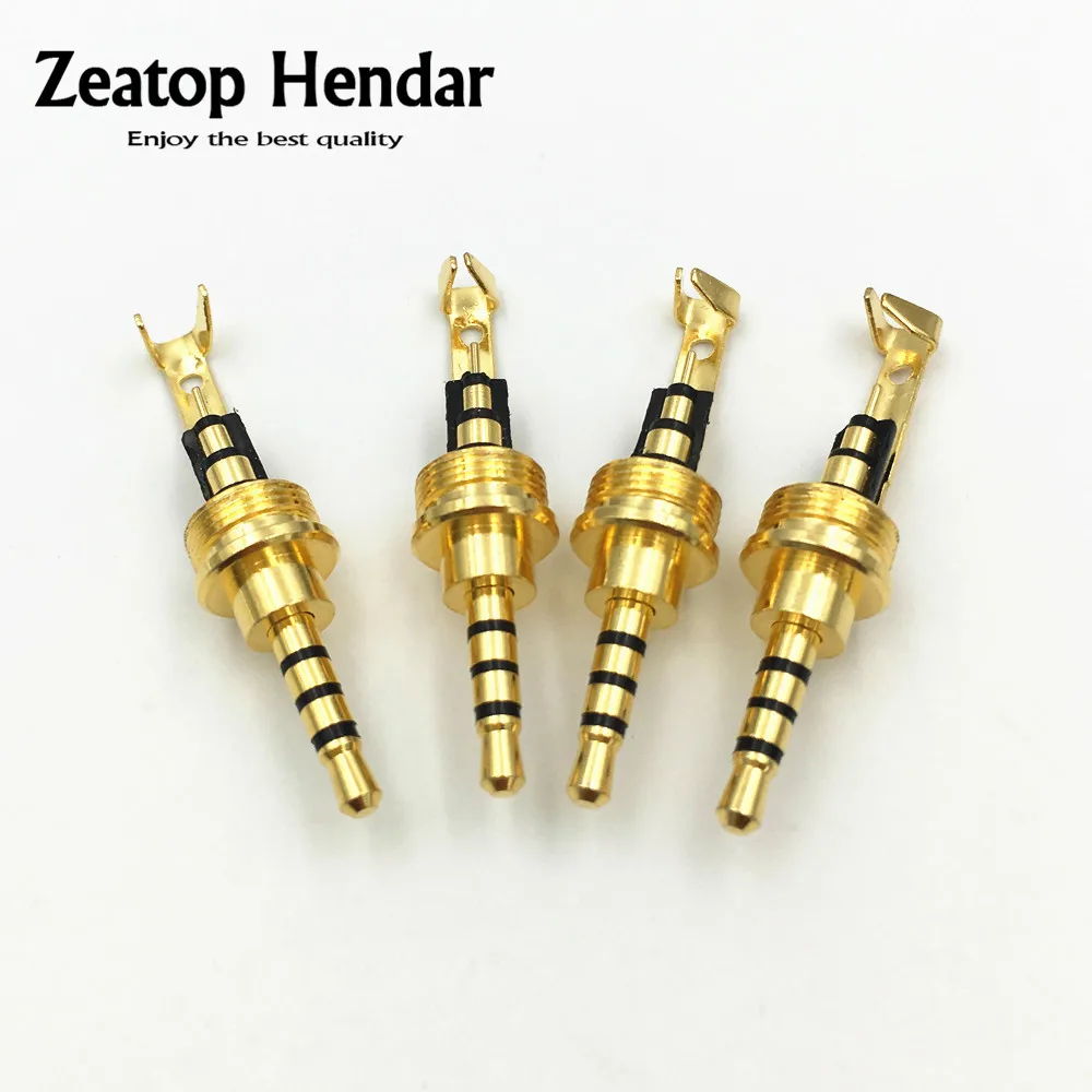 

10Pcs 2.5mm Audio Plug 4 Poles Jack DIY Connector 2.5mm Stereo Plug with Clip for Oyaide Adapter Connector