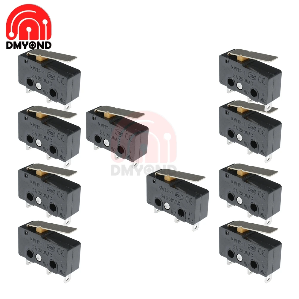 10 шт. Tact 3pin 3P 5A 250 В микропереключатель с пряжкой|Выключатели| |