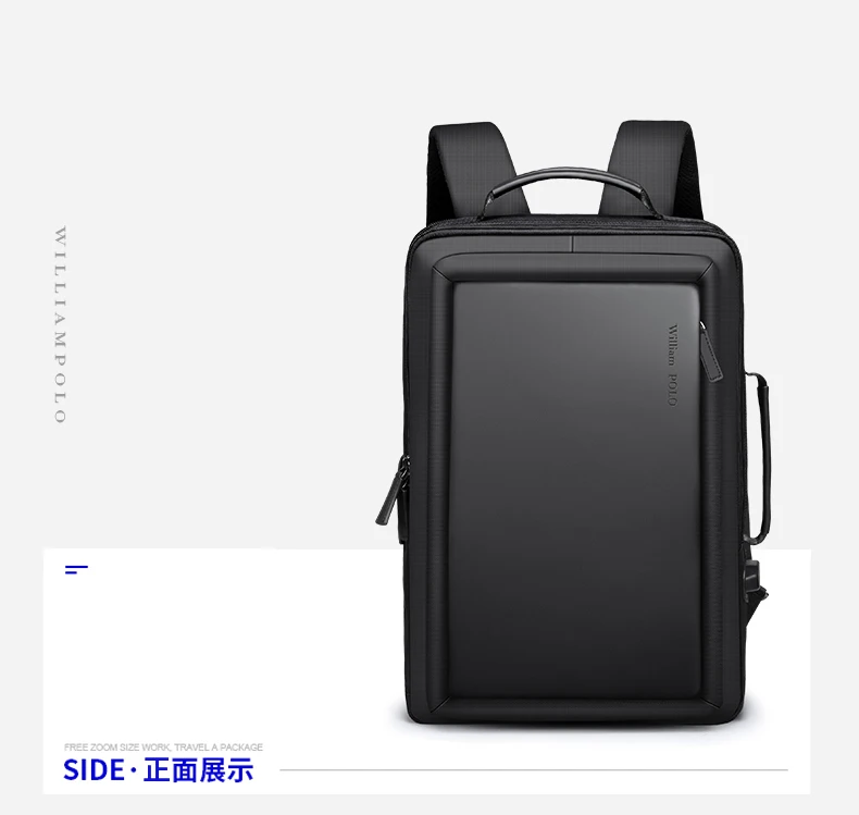 Мужской рюкзак для путешествий, рюкзак, уличный модный офисный рюкзак для ноутбука с USB зарядкой, корейский стиль
