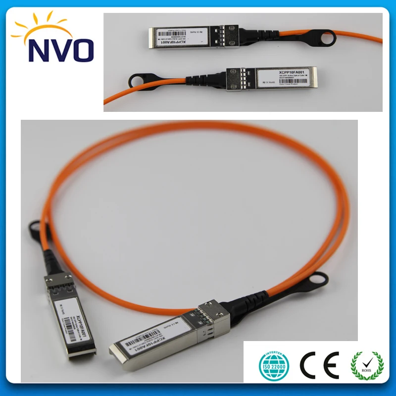 

Free Shipping 10Gbps SFP+ 3M (9ft) OM2 AOC Active Optical Cable,Compatible 10G SFP+ (3M, 10G SFP+ to SFP+)