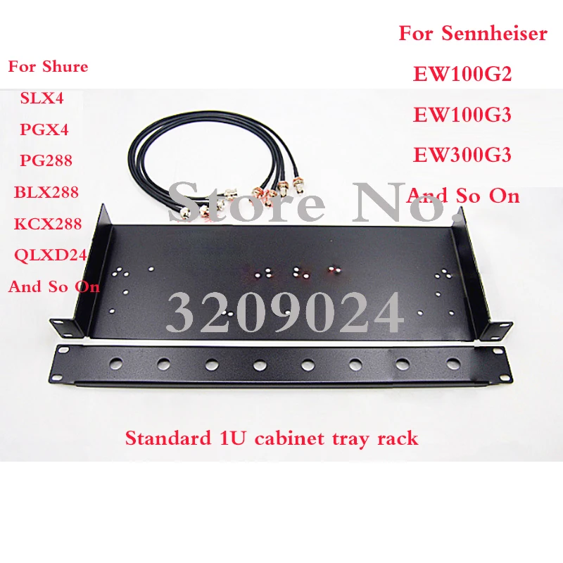 SLX4 PG24 PG288 EW100G2 G3 Wireless Microphone Rack Mounting Bracket
