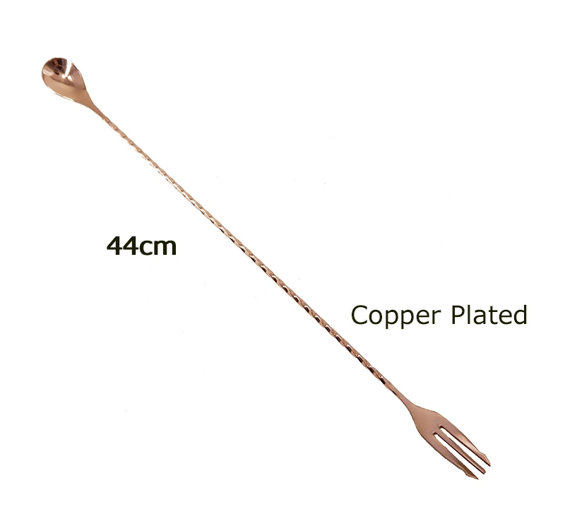 Ложка барная витая из нержавеющей стали 44 см (17 3 дюйма) 1 шт.|cocktail mixing spoon|bar spoonmixing