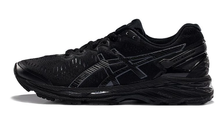 Black grey Новая горячая ASICS GEL-KAYANO 23 Asics мужская Подушка стабильность кроссовки ASICS спортивная обувь кроссовки - Цвет: Black grey