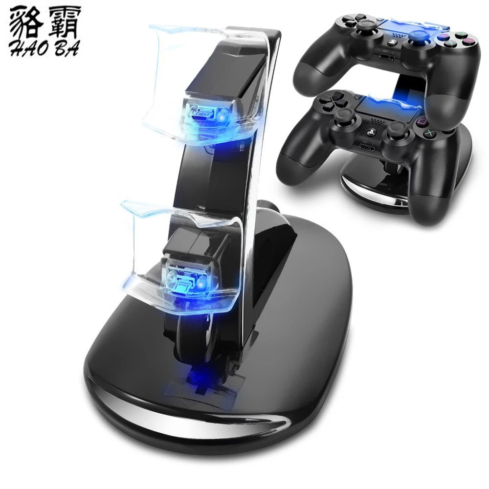 HAOBA аксессуары для PS4 джойстик зарядное устройство Play Station 4 Dual Micro USB зарядная