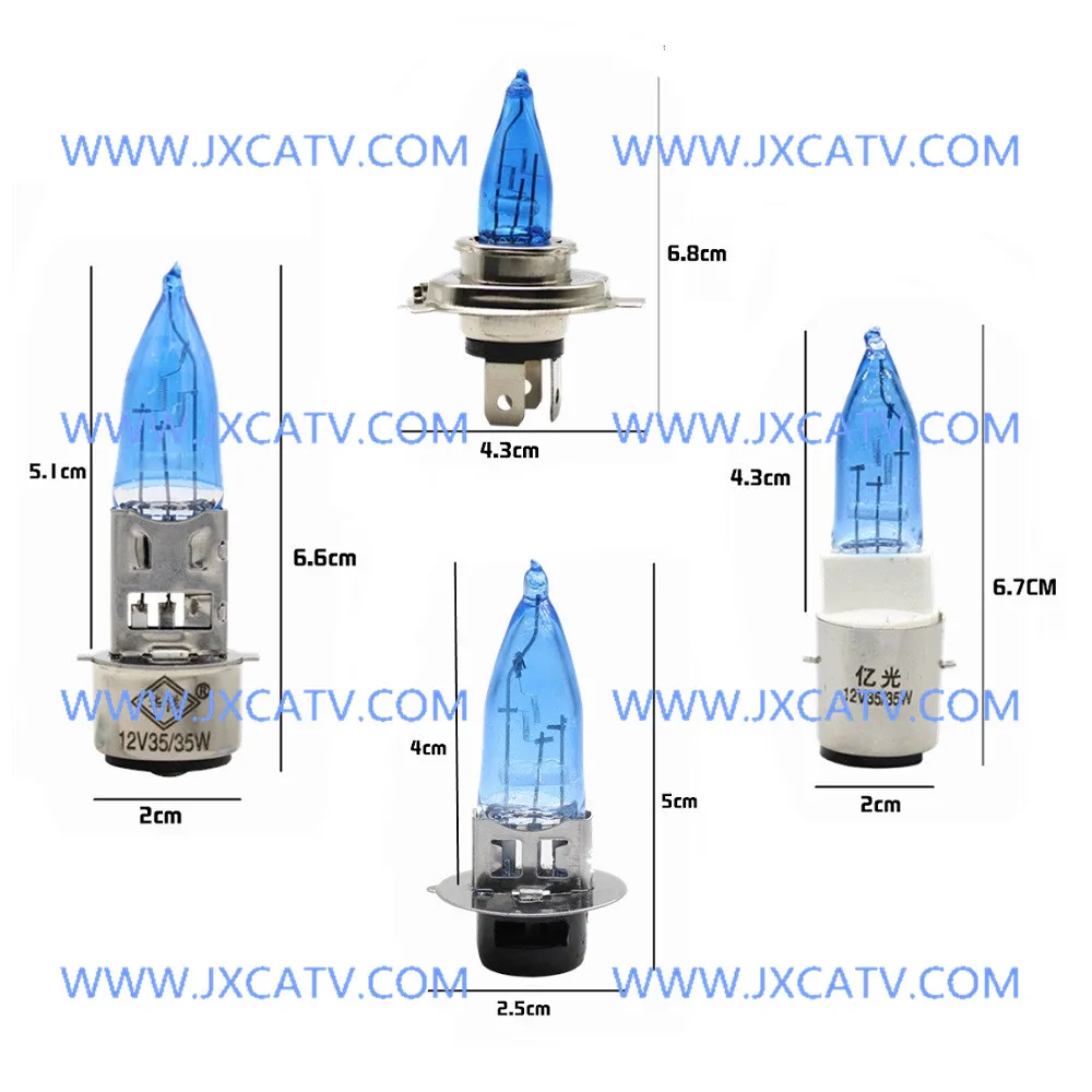 

12V Led T10 Bulb & Speedmeter Turn Signal Insert bulb & Single claw double claw Headlight H4 12V35W bulb & Lamp holder
