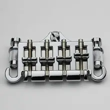 3 точки 4 струны бас мост задняя часть хром для GBS EP гитары запчасти