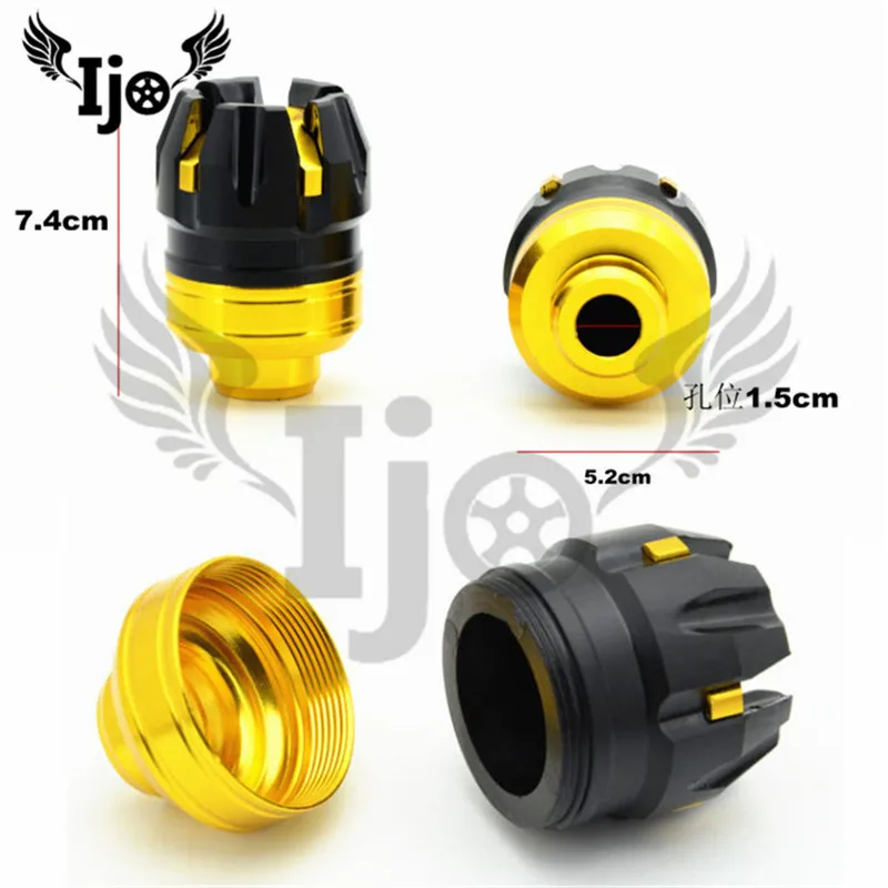 colorful scooter parts dirt pit bike accessories motocross wheel anticaida motorbike Crash Pad motorcycle frame sliders moto