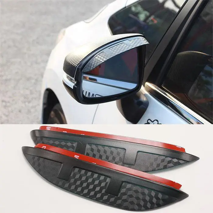 

2pcs For Kia Sportage R 2010-2015 Side Door Mirrors Rearview Sun Rain Guard Shield Rain eyebrow car styling accessories
