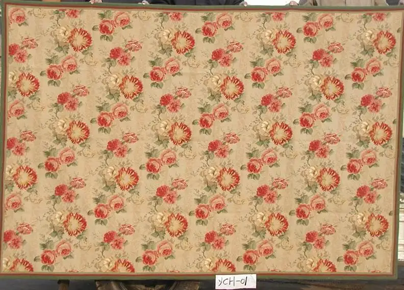 9'X12' ковры ручной вязки с розами Новозеландский ковер ручной работы Ковровые Коврики