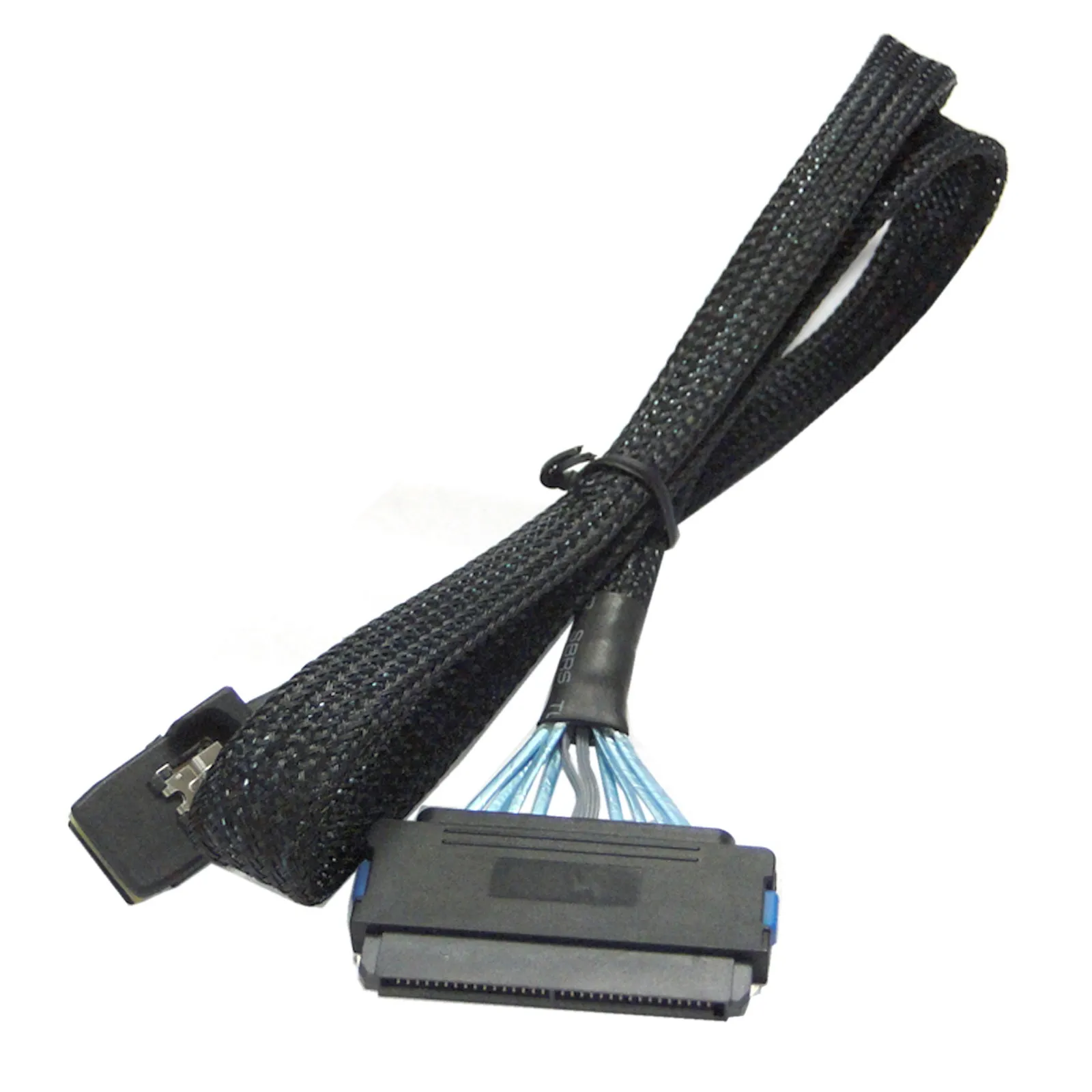 

CY 1M SFF-8484 SAS 32Pin 4i to SFF-8087 Mini SAS 4i 36Pin Cable Server Raid Cable