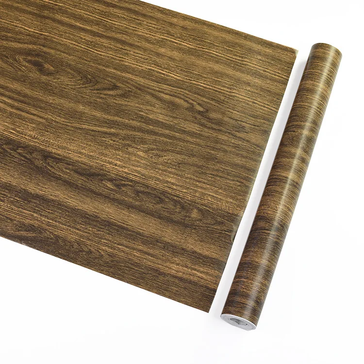 Новый Водонепроницаемый ПВХ обои с рисунком фактурной древесины самоклеящиеся