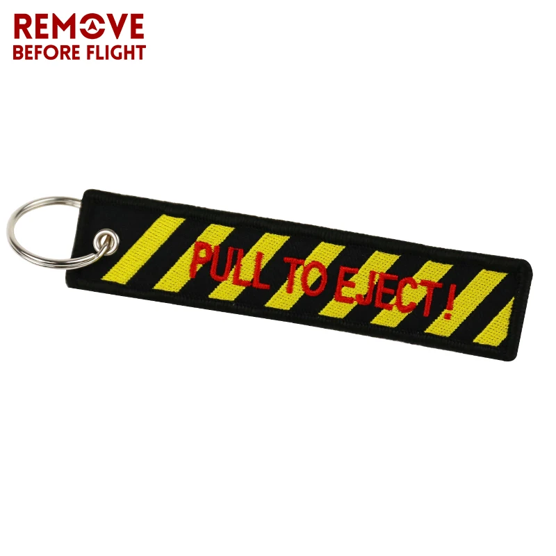 Pull To Eject Embroidered Key Chain Fashion Bijoux for Cars llaveros Key Chains Embroidery Key Chain Key Fobs OEM Car Keychain (1)