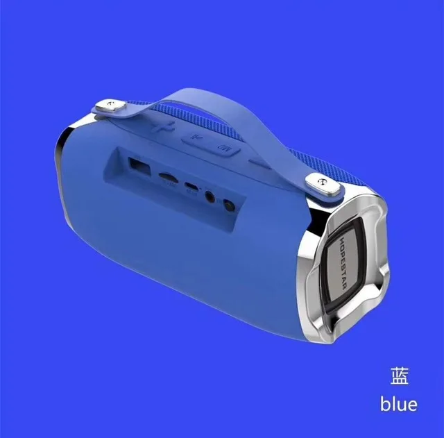 Bluetooth динамик стерео портативный беспроводной открытый водонепроницаемый динамик с басом Саундбар TF карта fm-радио AUX USB Встроенный микрофон - Цвет: blue soundbar