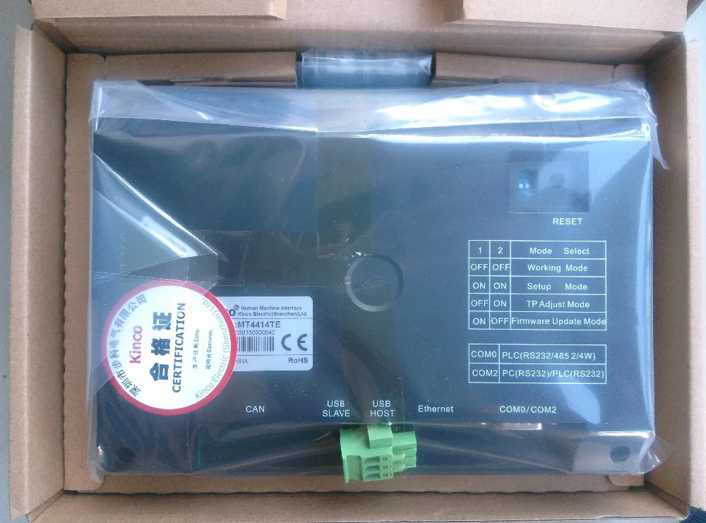 Сенсорный экран MT4414TE KINCO HMI 7 дюймов 800*480 Ethernet 1 USB хост Новый в коробке|hmi lamp|hmi