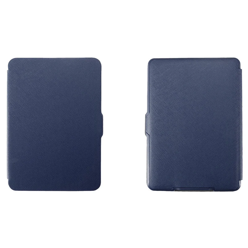 

MOOL Magnetic PU Leather Cover Case slim for Amazon Kindle Paperwhite (Cross pattern, Dark blue)