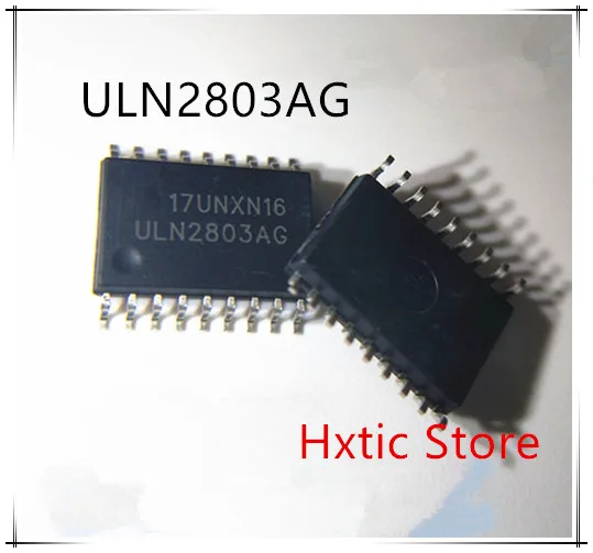 100 шт. ULN2803AG ULN2803A ULN2803 лапками углублением SOP-18